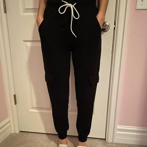 Pacsun Black Cargo Joggers